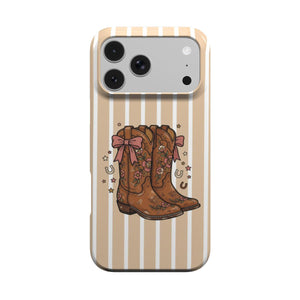 Coquette Cowboy Boots Phone Case