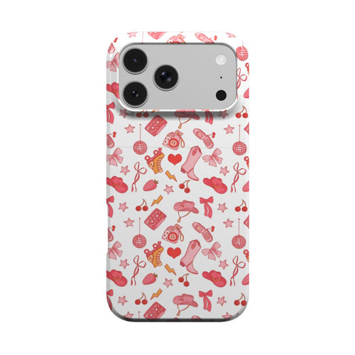 Coquette Cowgirl phone case – MagSafe iPhone case, front view