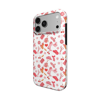 Coquette Cowgirl phone case – MagSafe iPhone case, detail view