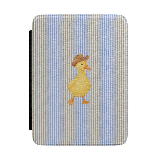 Cowboy Duck Kindle case — cowboy duck print