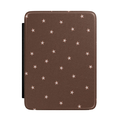 Cream Stars Kindle case — cream star print