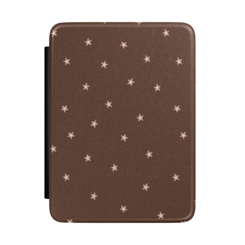 Cream Stars Kindle case — cream star print