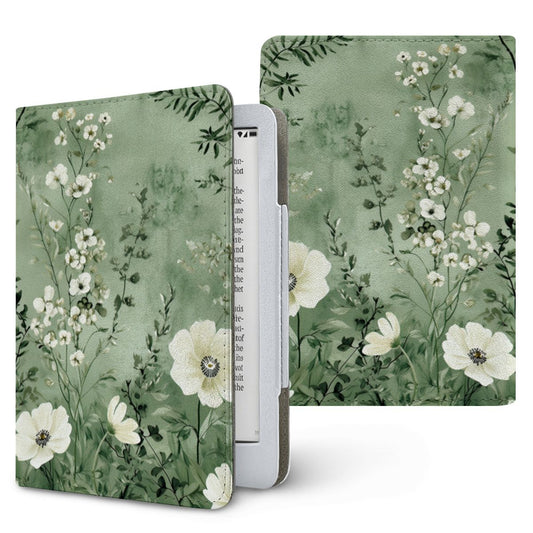 Sage Meadow Kindle case, printed front and back, fits Kindle Paperwhite 6.8 and 7 inch and Colorsoft