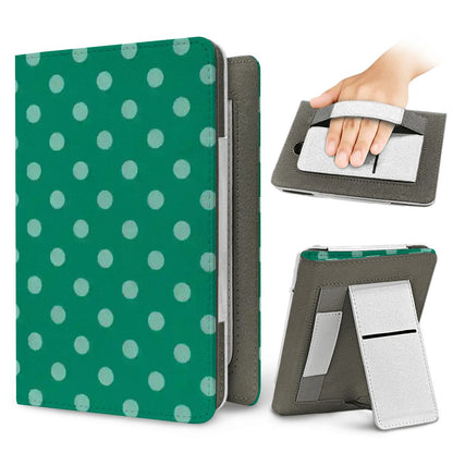 Emerald Polka Dot Kindle case for Kindle Paperwhite, view 2