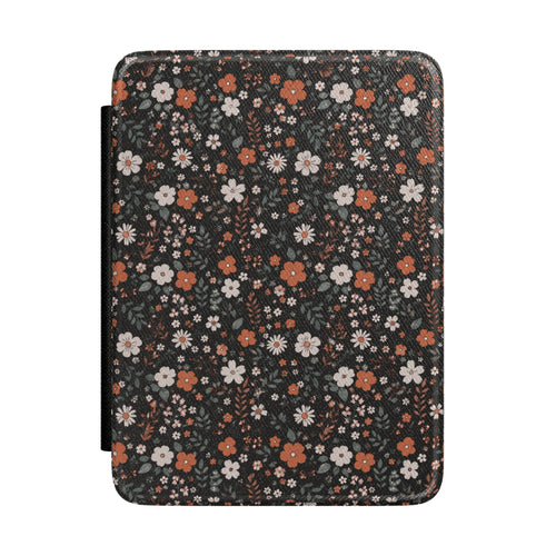 Dark Ditsy Floral Kindle case — dark ditsy floral print
