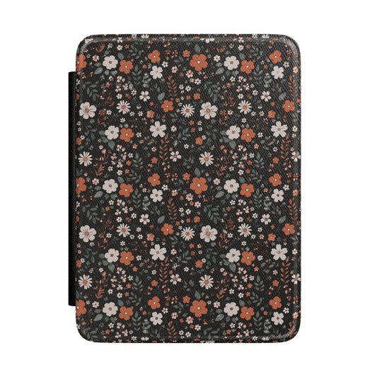 Dark Ditsy Floral Kindle case — dark ditsy floral print