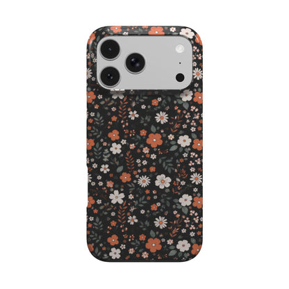 Dark Ditsy Floral phone case – MagSafe iPhone case, front view