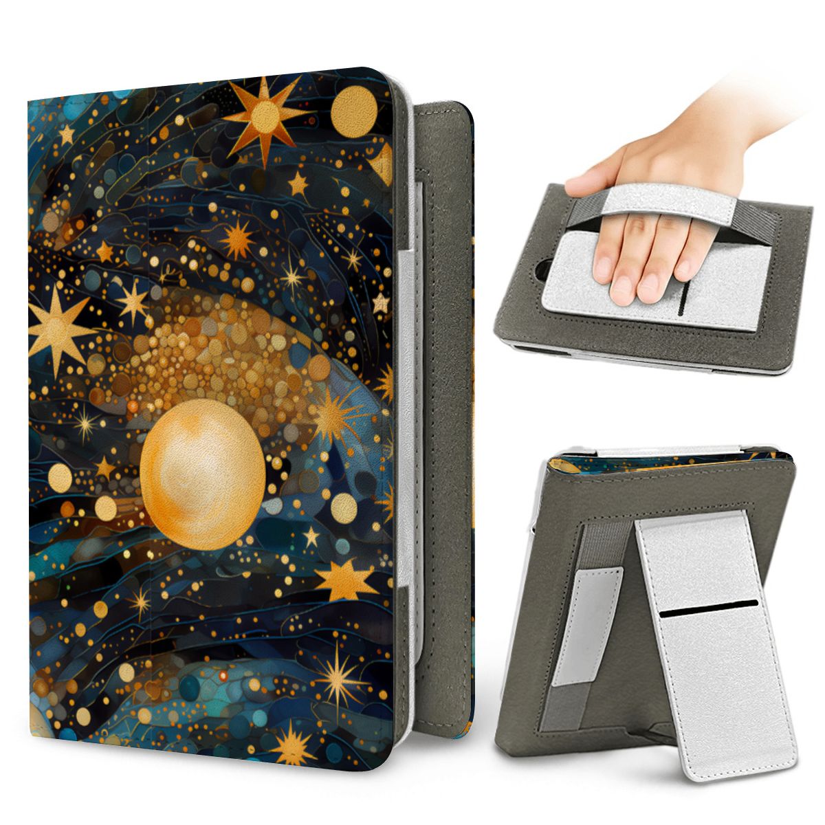 Gilded Cosmos Kindle case for Kindle Paperwhite, view 2