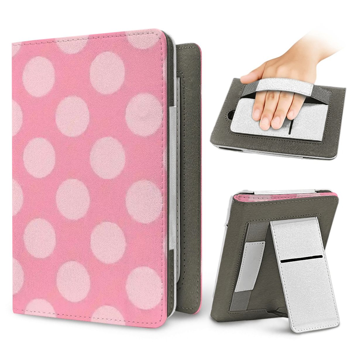 Rose Polka Dot Kindle case for Kindle Paperwhite, view 2