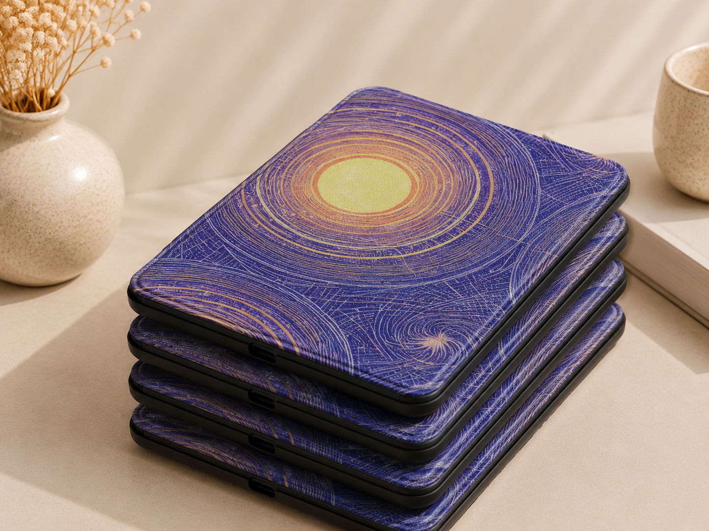 Etched suns Kindle case — additional view