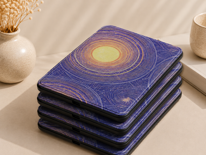 Etched suns Kindle case — additional view