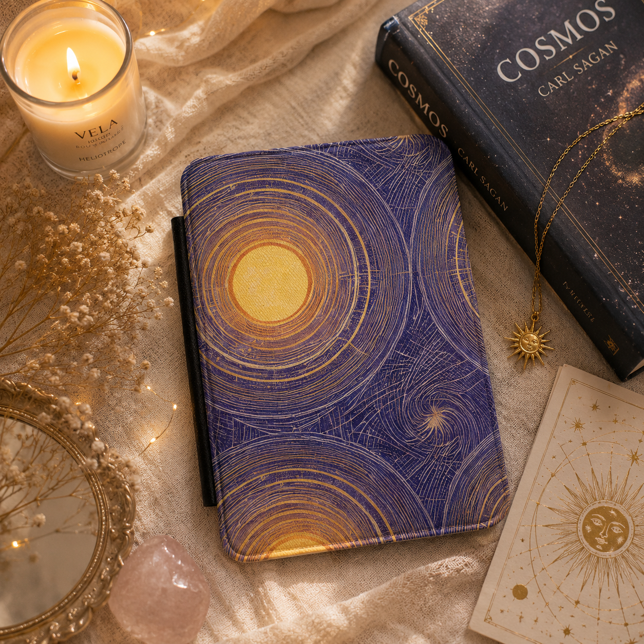 Etched suns Kindle case — additional view