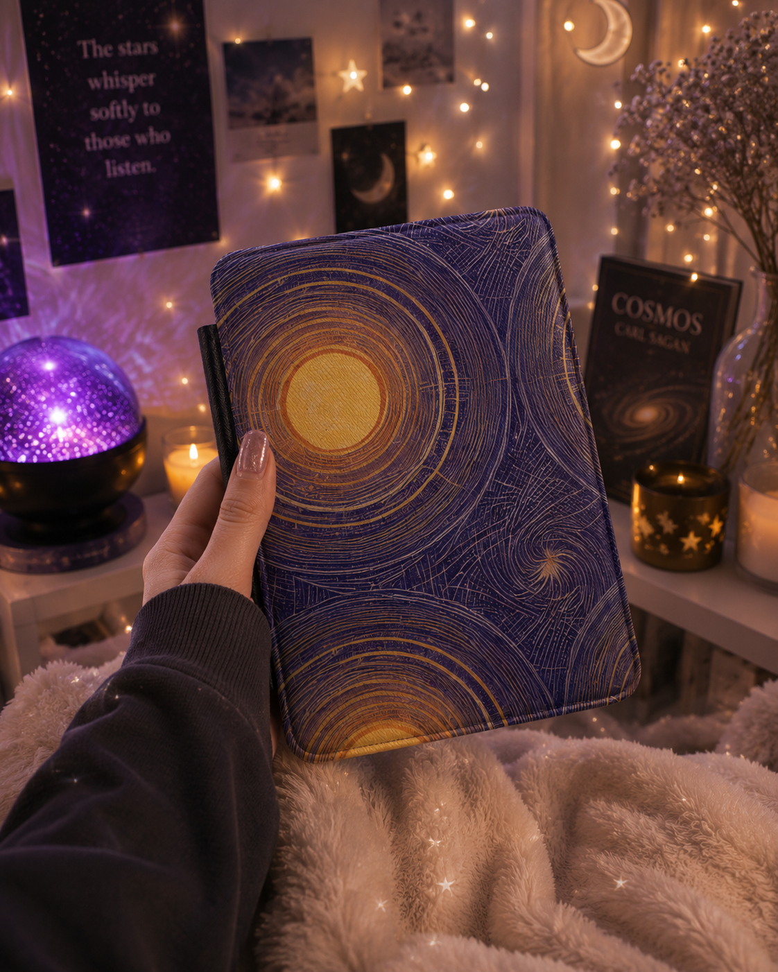 Etched suns Kindle case — additional view