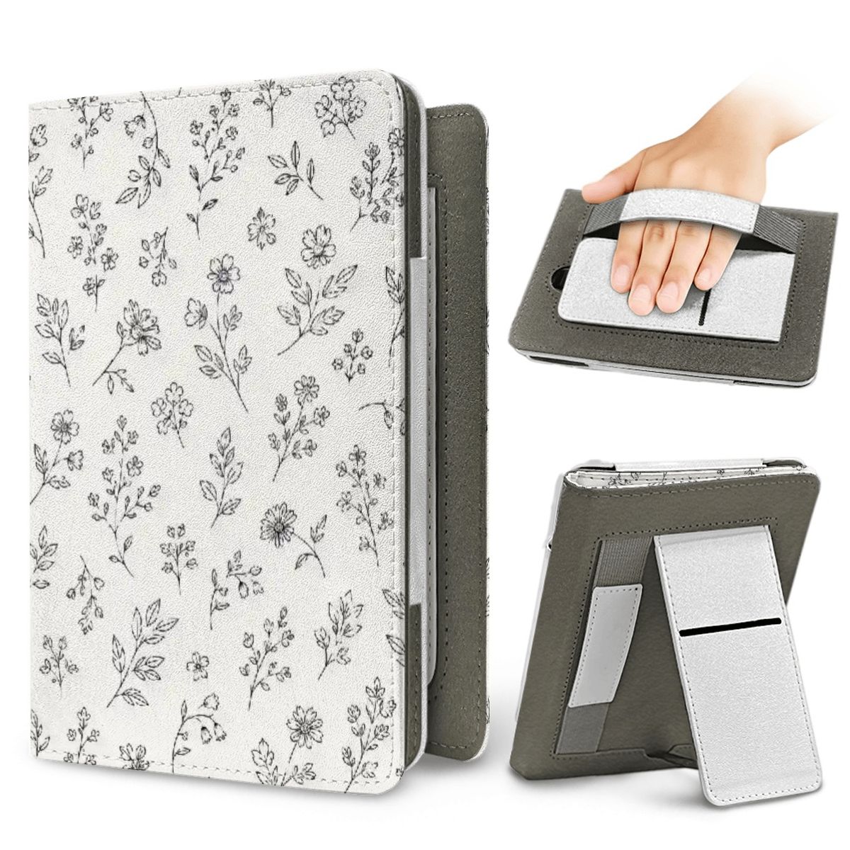 Line Art Wildflower Kindle case for Kindle Paperwhite, view 2