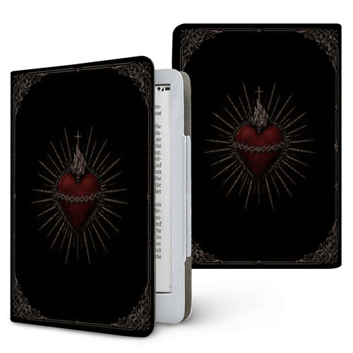 Sacred Heart Kindle case, printed front and back, fits Kindle Paperwhite 6.8 and 7 inch and Colorsoft