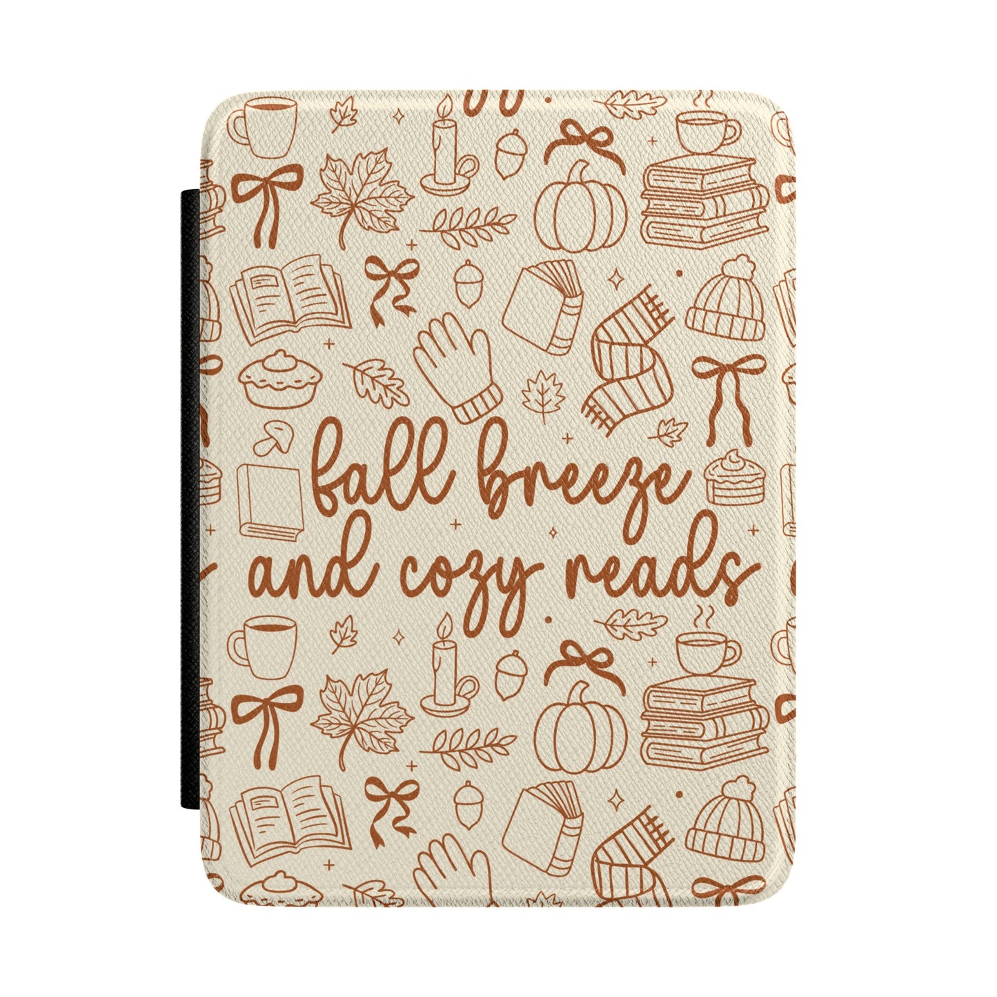 Fall Breeze Cozy Reads Kindle case — autumnal bookish print