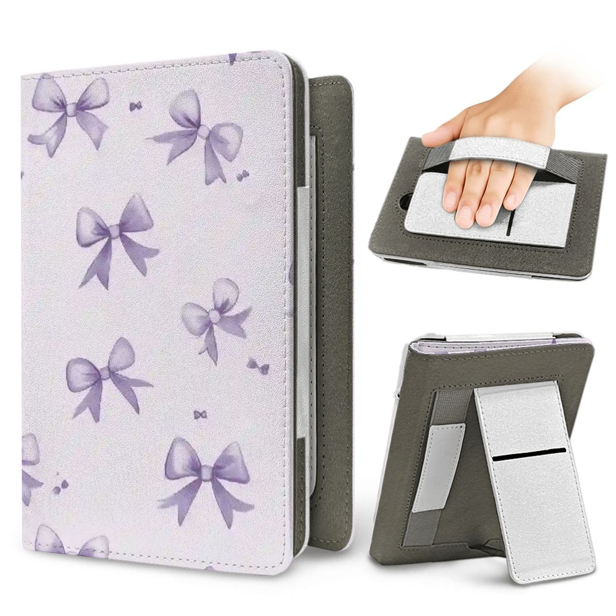 Lilac Bow Kindle case for Kindle Paperwhite, view 2
