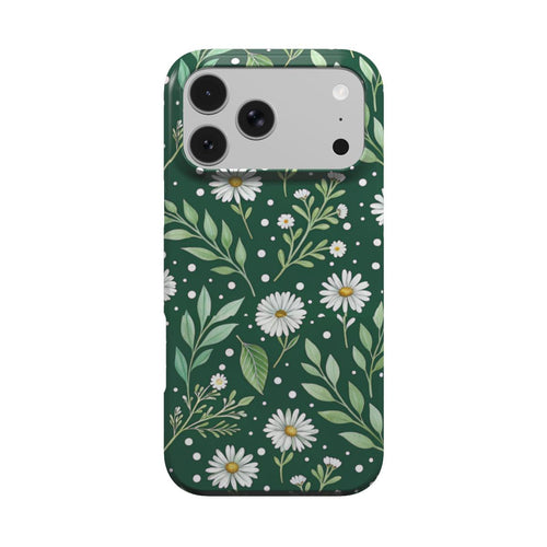 Forest Daisy phone case – MagSafe iPhone case, front view