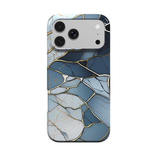 Fractured Stone phone case – MagSafe iPhone case, front view