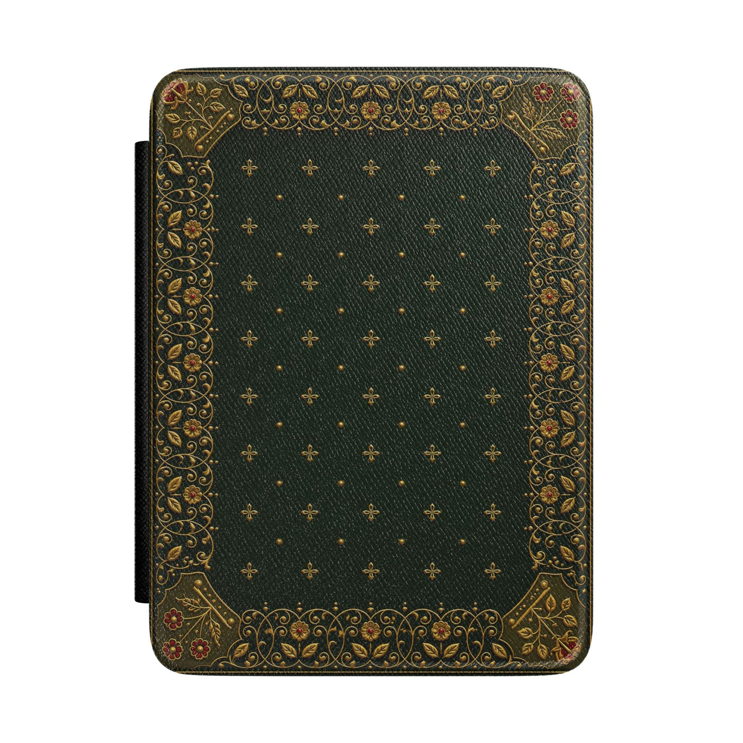 Gilded Antique Binding Kindle case — ornate gilded book binding print