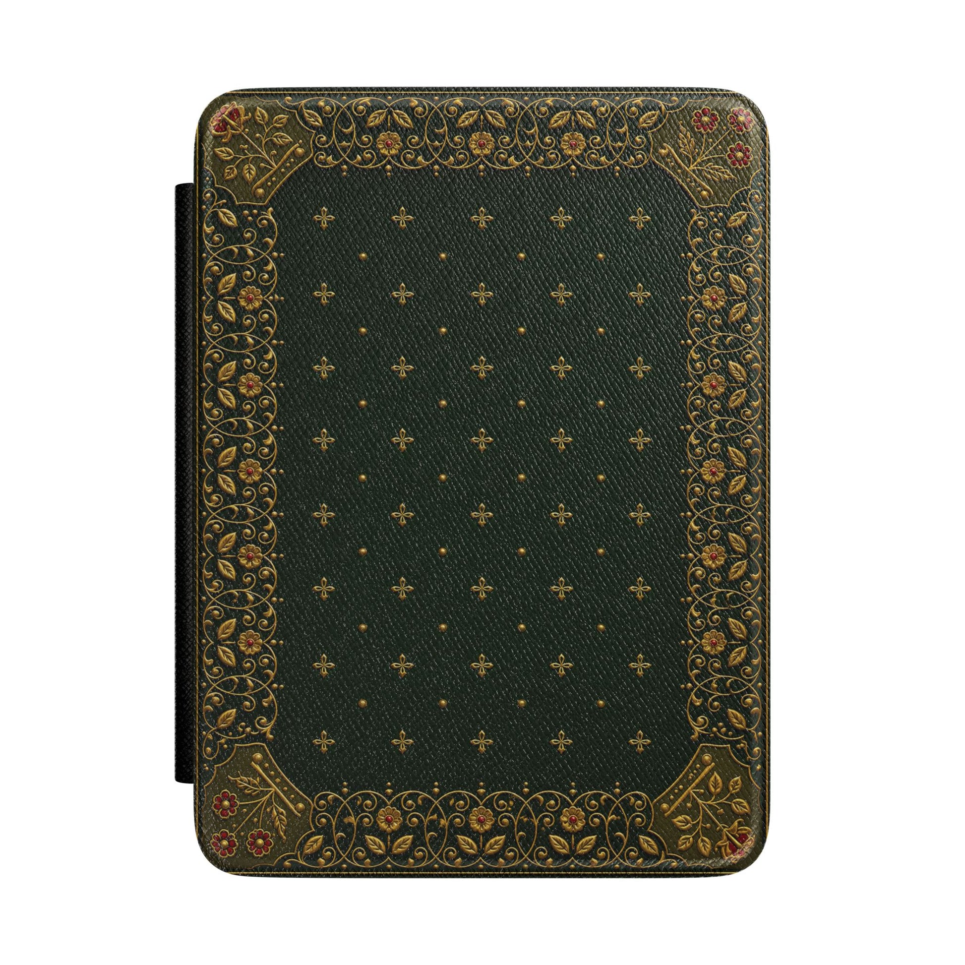 Gilded Antique Binding Kindle case — ornate gilded book binding print