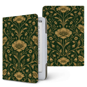Gilded Emerald Damask Kindle Case