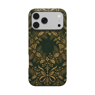 Gilded Holly phone case – MagSafe iPhone case, front view