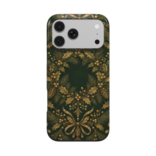 Gilded Holly phone case – MagSafe iPhone case, front view