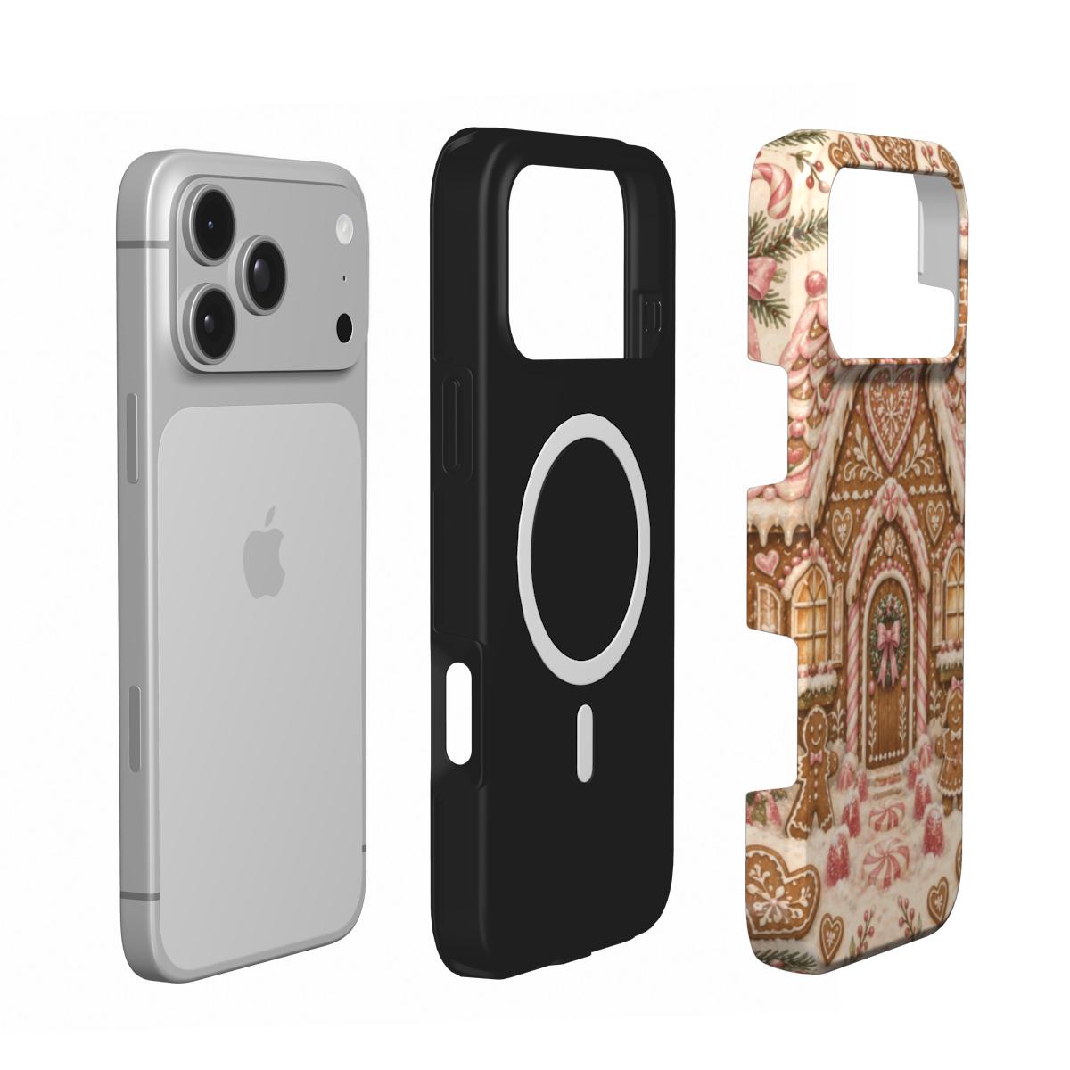 Gingerbread House phone case – MagSafe iPhone case, second detail view