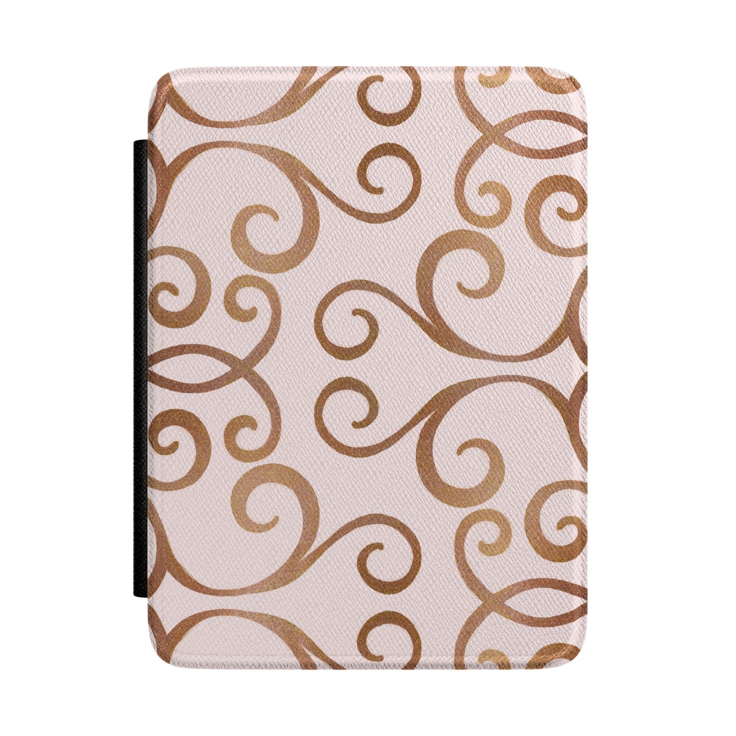 Gold filigree scrollwork Kindle Paperwhite case in blush — Maison Noir gift for her
