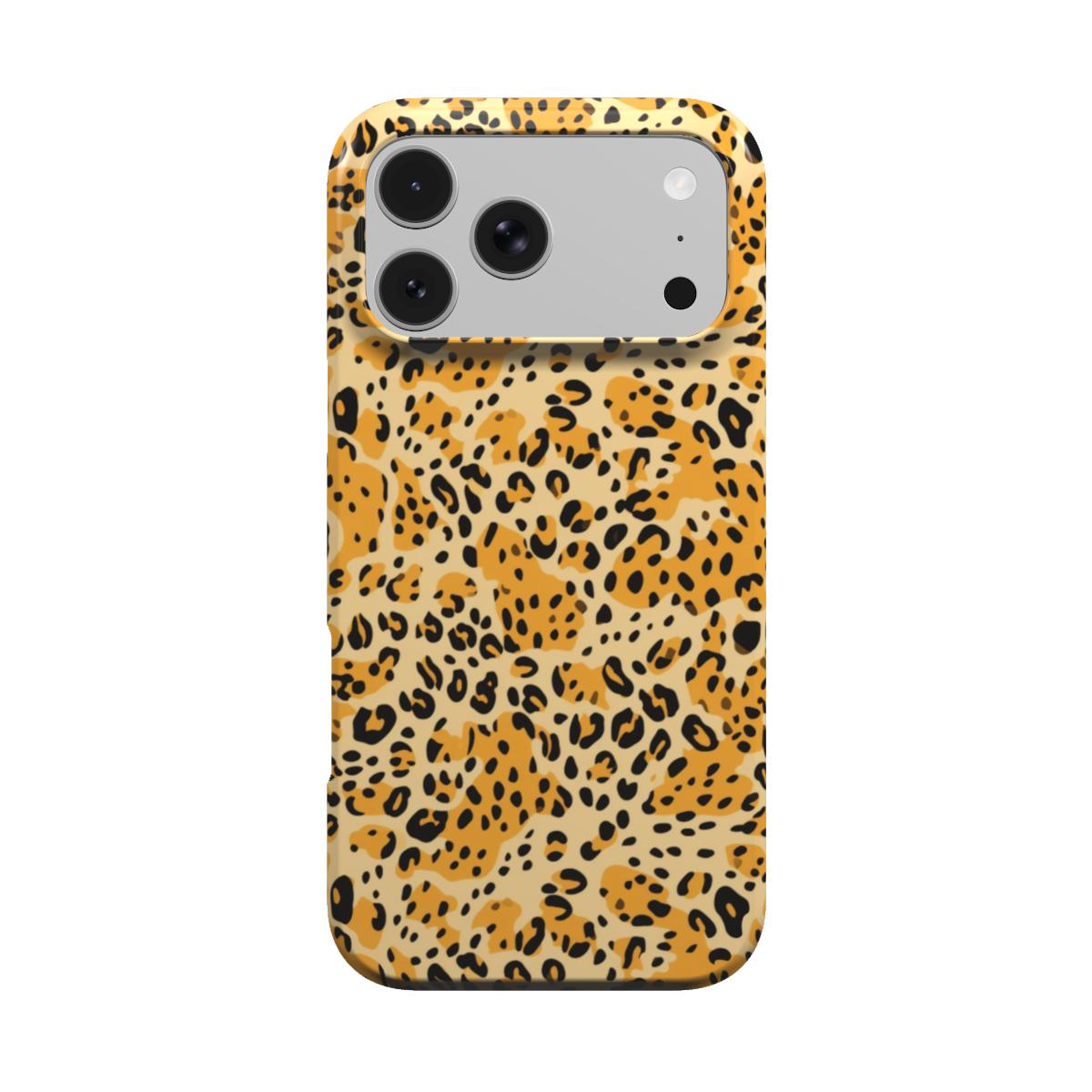 Golden Cheetah phone case – MagSafe iPhone case, front view