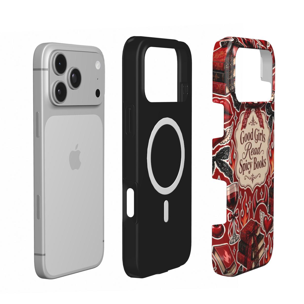 Good Girls Read Spicy Books phone case – MagSafe iPhone case, second detail view