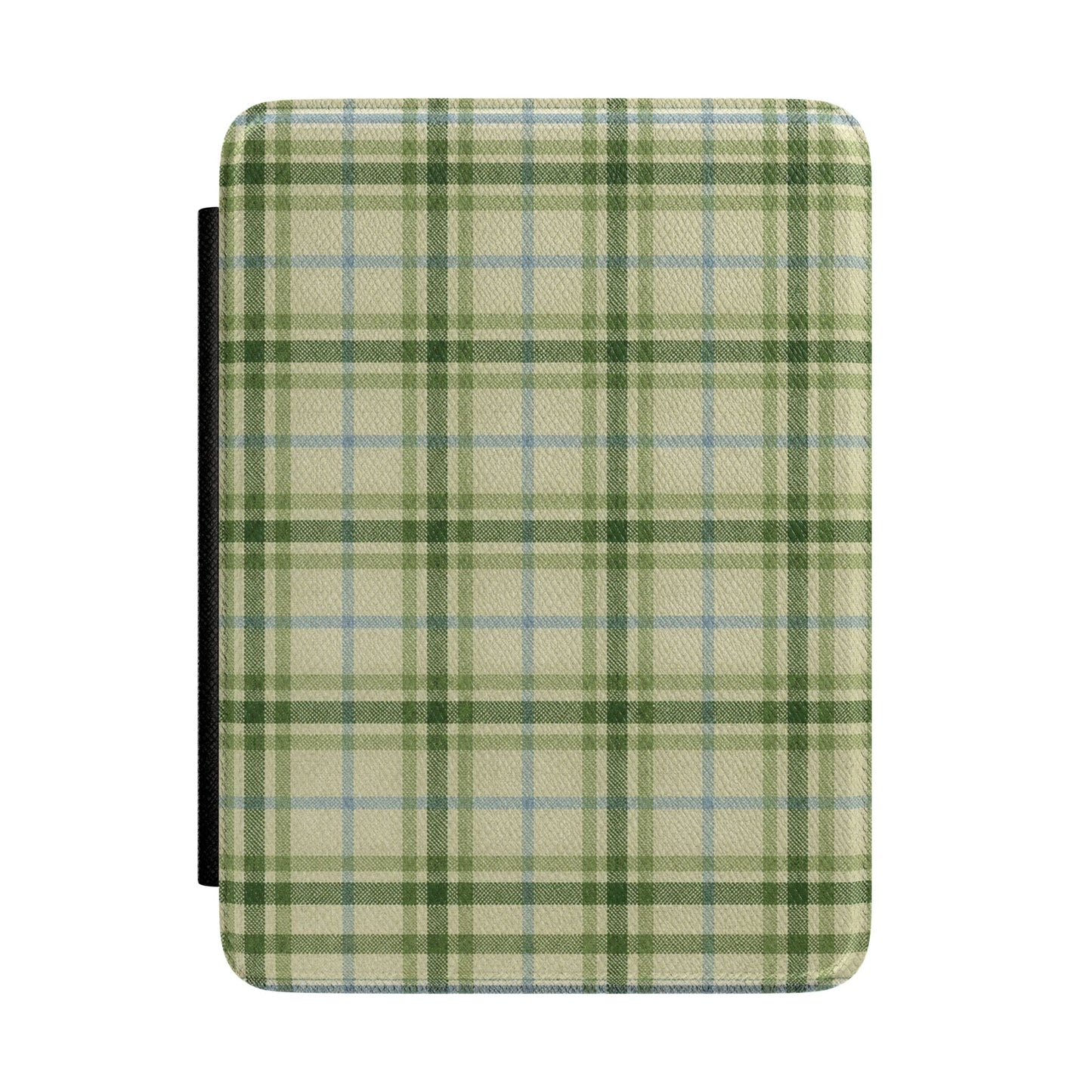Green Tartan Kindle case — green tartan plaid print