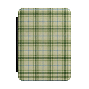 Green Tartan Kindle Case