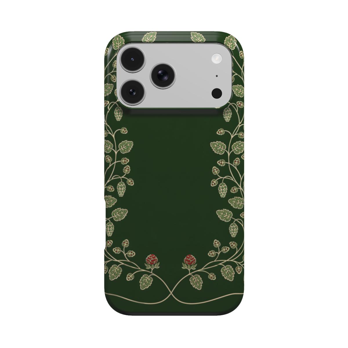 Hop Vine Wreath phone case – MagSafe iPhone case, front view