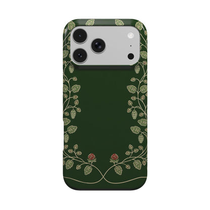 Hop Vine Wreath phone case – MagSafe iPhone case, front view