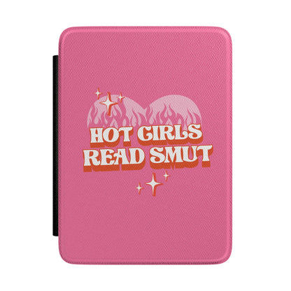 Hot Girls Read Smut Kindle case — cheeky bookish slogan print
