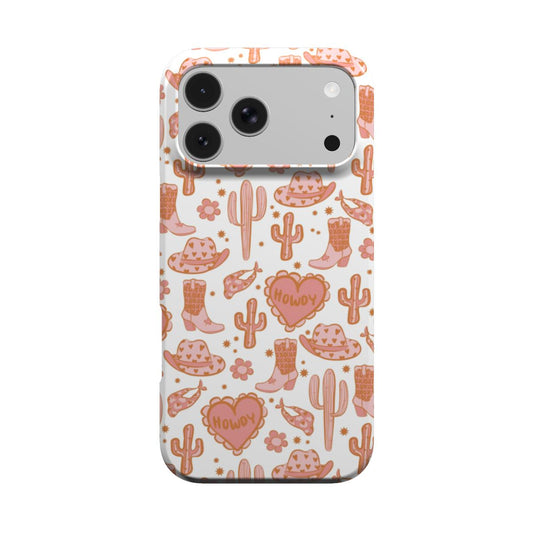 Howdy Western phone case – MagSafe iPhone case, front view