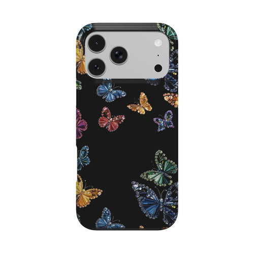 Jeweled Butterfly phone case – MagSafe iPhone case, front view