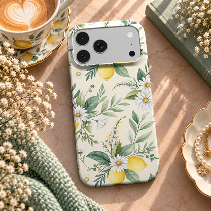Lemon & Daisy phone case – MagSafe iPhone case, lifestyle photo