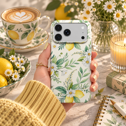 Lemon & Daisy phone case – MagSafe iPhone case, styled photo