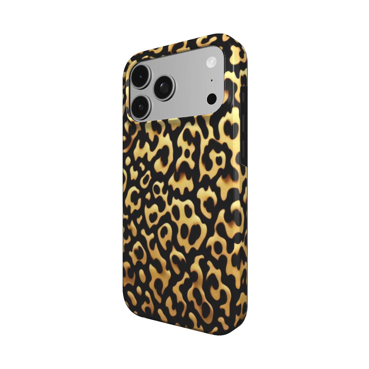 Leopard Fur phone case – MagSafe iPhone case, detail view