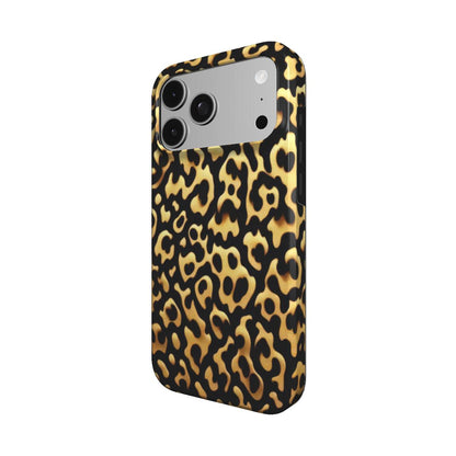 Leopard Fur phone case – MagSafe iPhone case, detail view