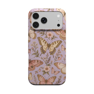 Lilac Butterfly phone case – MagSafe iPhone case, front view