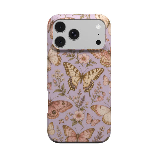 Lilac Butterfly phone case – MagSafe iPhone case, front view