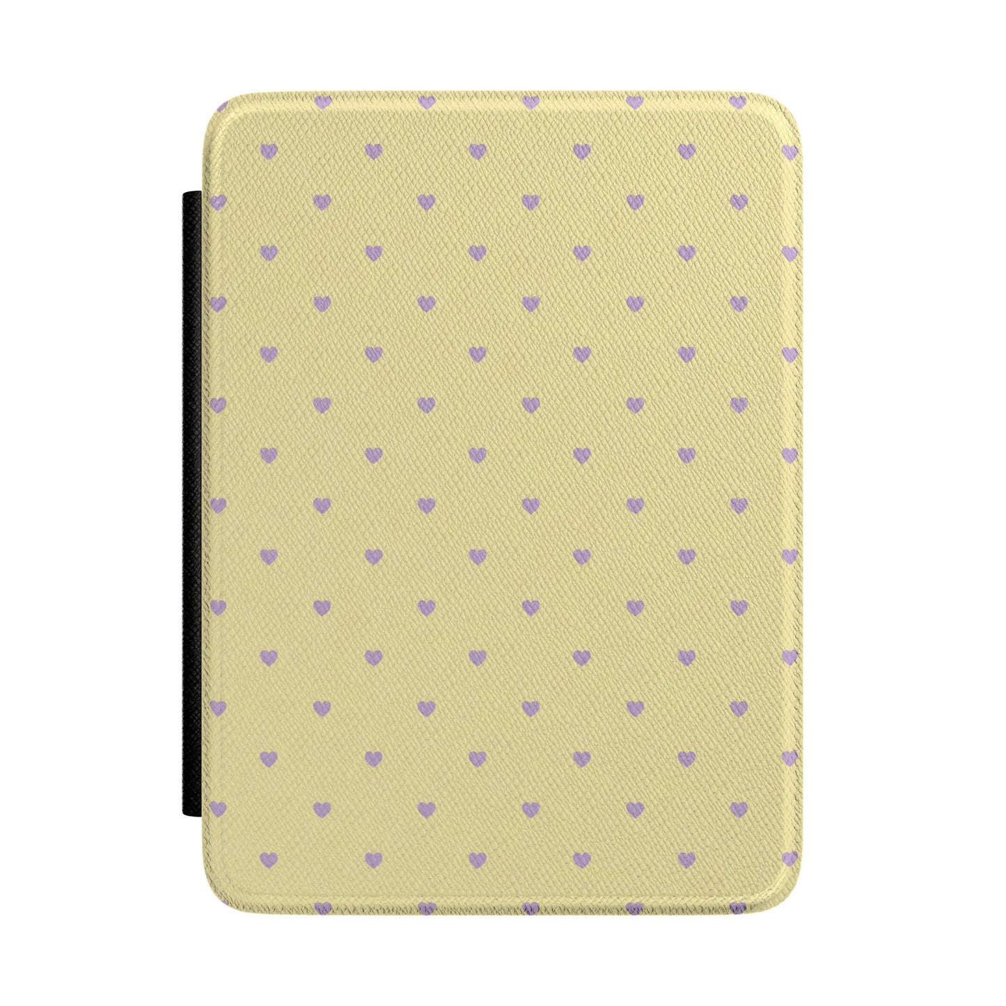 Lilac Hearts Kindle case — lilac and hearts print