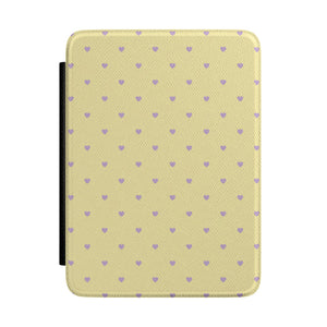Lilac Hearts Kindle Case