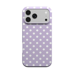 Lilac Polka Dot Phone Case