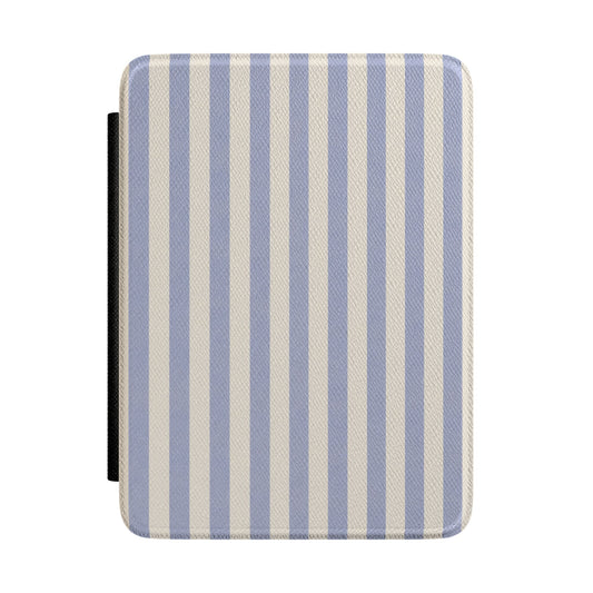 Lilac Stripe Kindle Case - front view