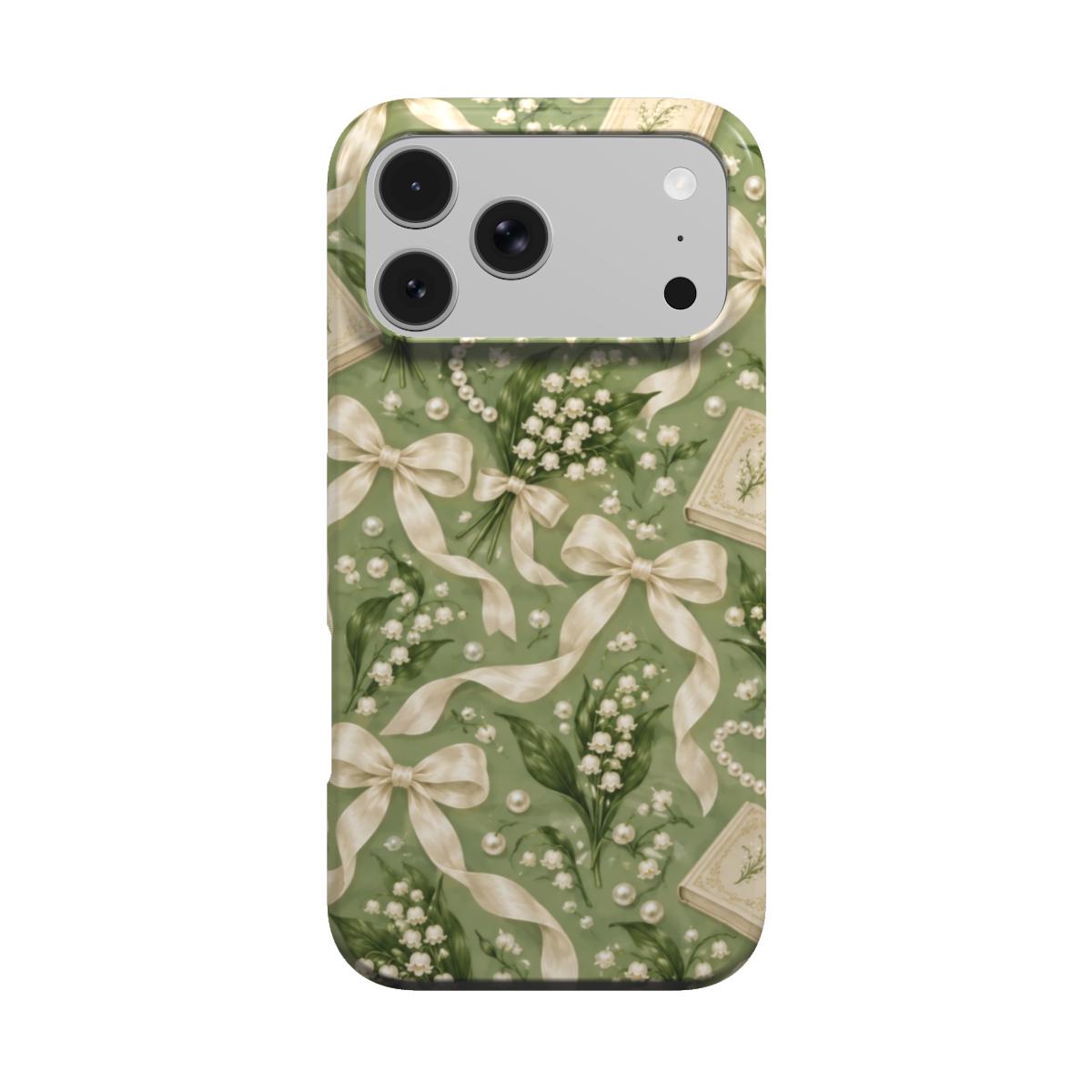 Lily of the Valley phone case – MagSafe iPhone case, front view